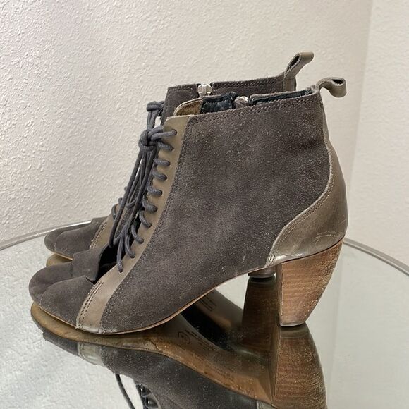 All saints neutral suede lace bootie size 9 - Picture 5 of 9